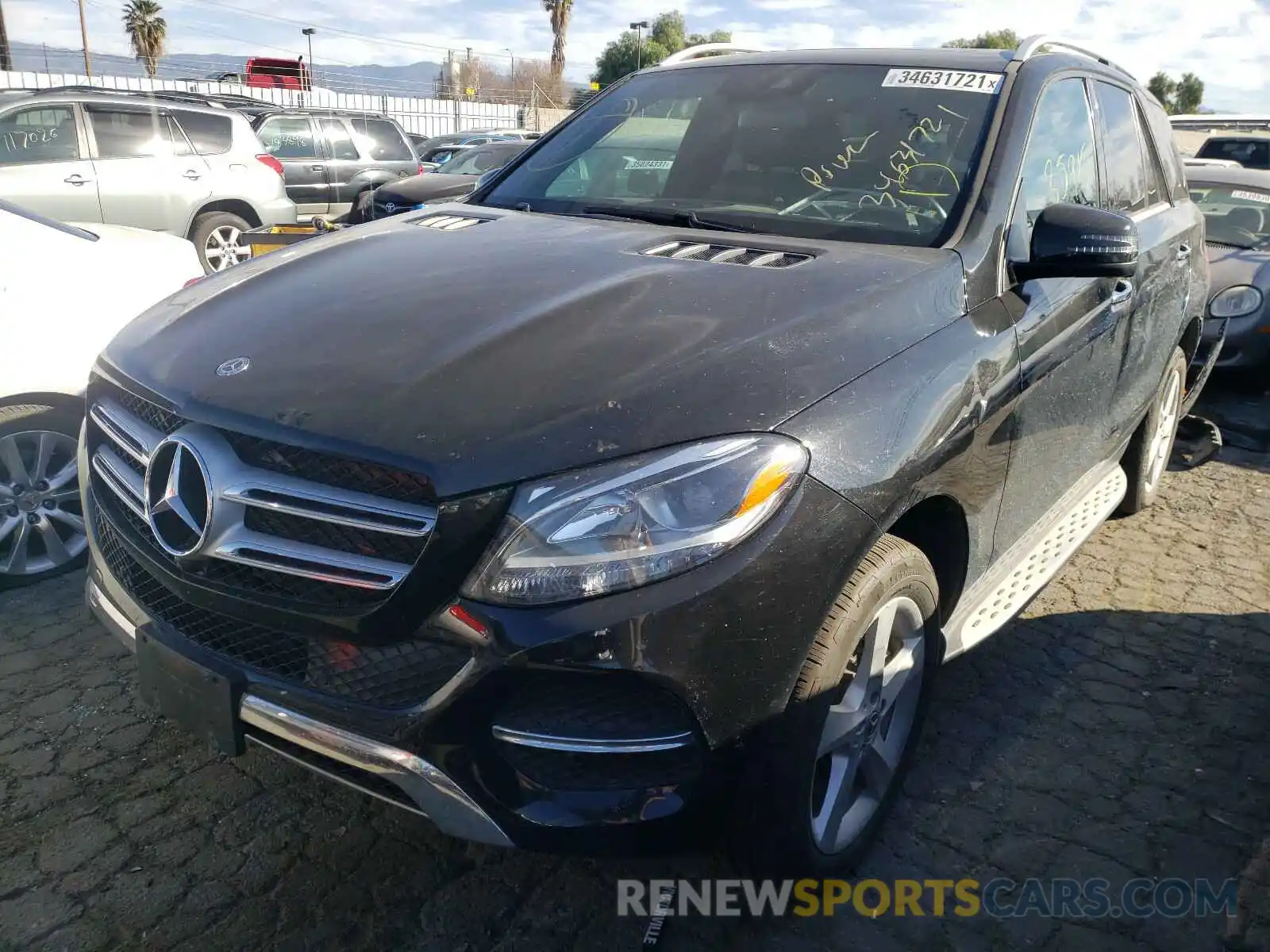 2 Photograph of a damaged car 4JGDA5GB0KB204836 MERCEDES-BENZ GLE-CLASS 2019