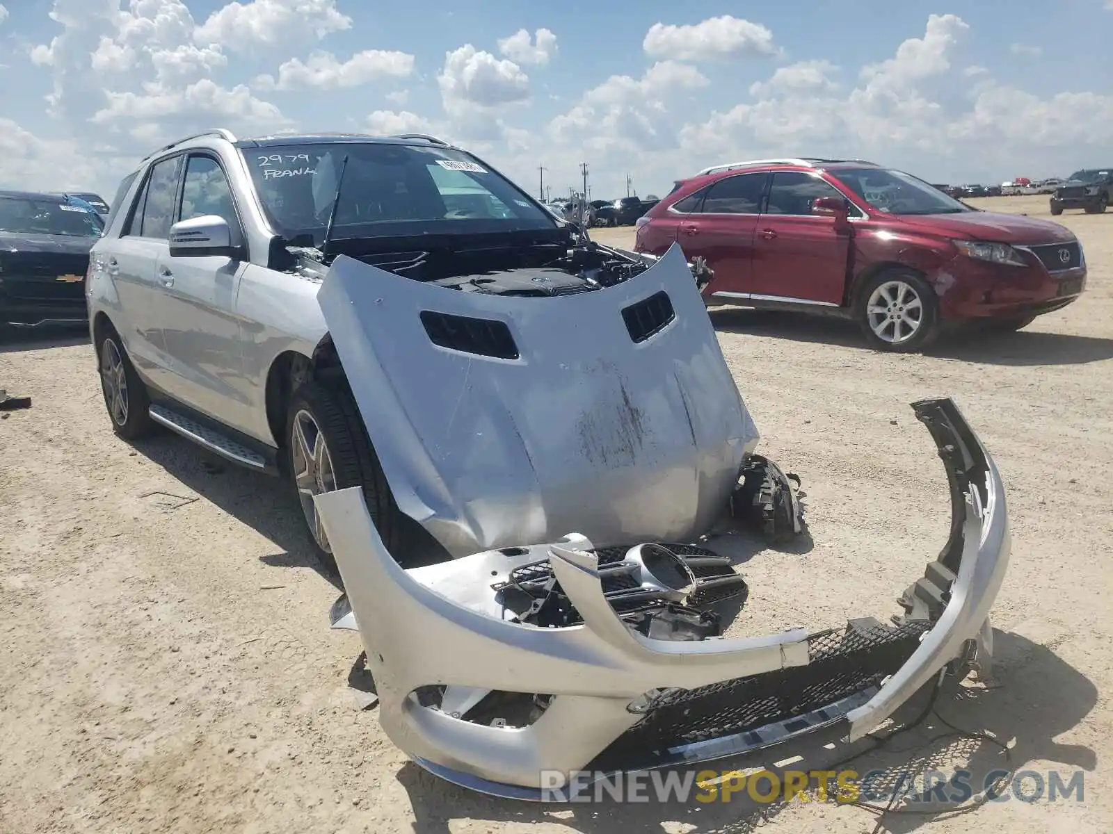 1 Photograph of a damaged car 4JGDA5GB0KB205307 MERCEDES-BENZ GLE-CLASS 2019