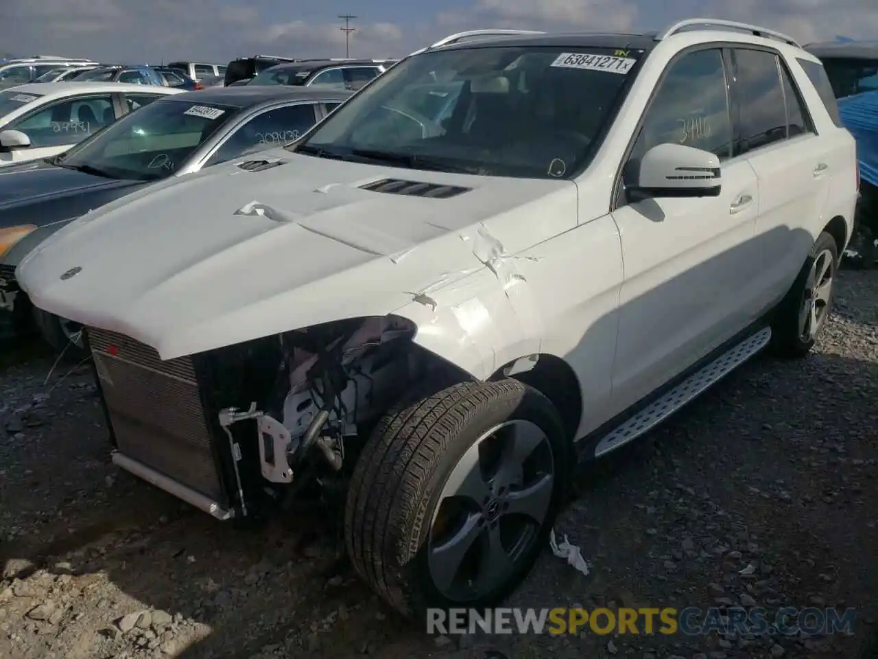 2 Photograph of a damaged car 4JGDA5GB0KB205632 MERCEDES-BENZ GLE-CLASS 2019