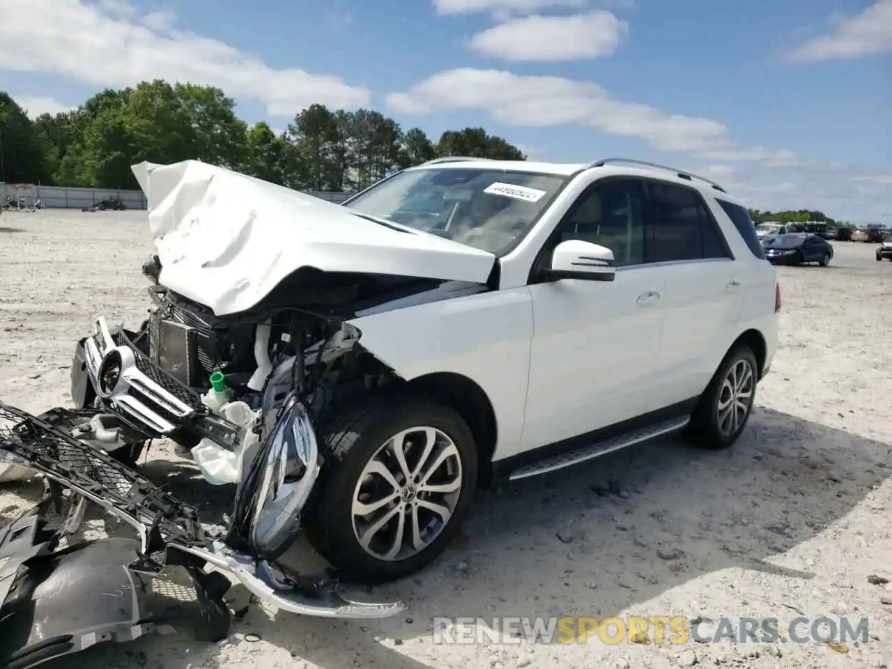 2 Photograph of a damaged car 4JGDA5GB0KB209440 MERCEDES-BENZ GLE-CLASS 2019