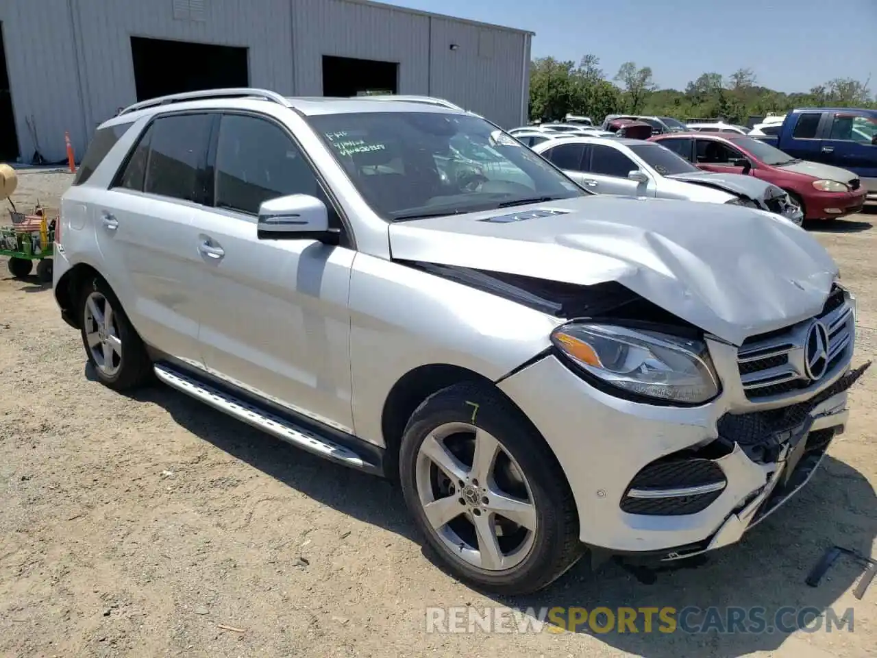 1 Photograph of a damaged car 4JGDA5GB1KB209558 MERCEDES-BENZ GLE-CLASS 2019