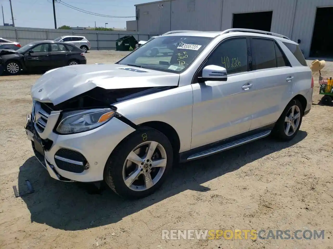 2 Photograph of a damaged car 4JGDA5GB1KB209558 MERCEDES-BENZ GLE-CLASS 2019