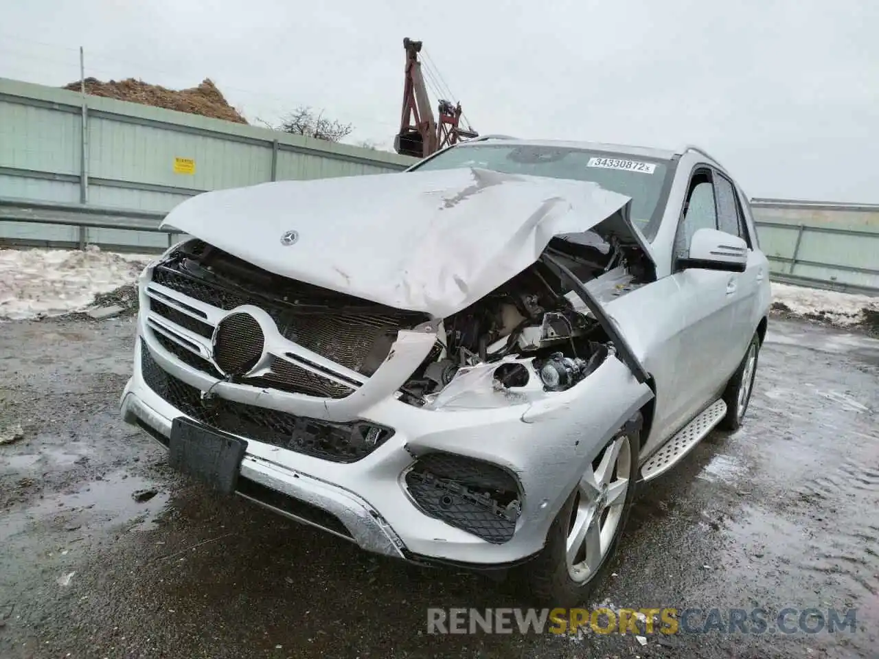 2 Photograph of a damaged car 4JGDA5GB1KB212007 MERCEDES-BENZ GLE-CLASS 2019