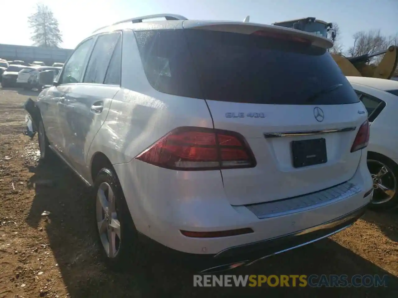 3 Photograph of a damaged car 4JGDA5GB1KB218244 MERCEDES-BENZ GLE-CLASS 2019