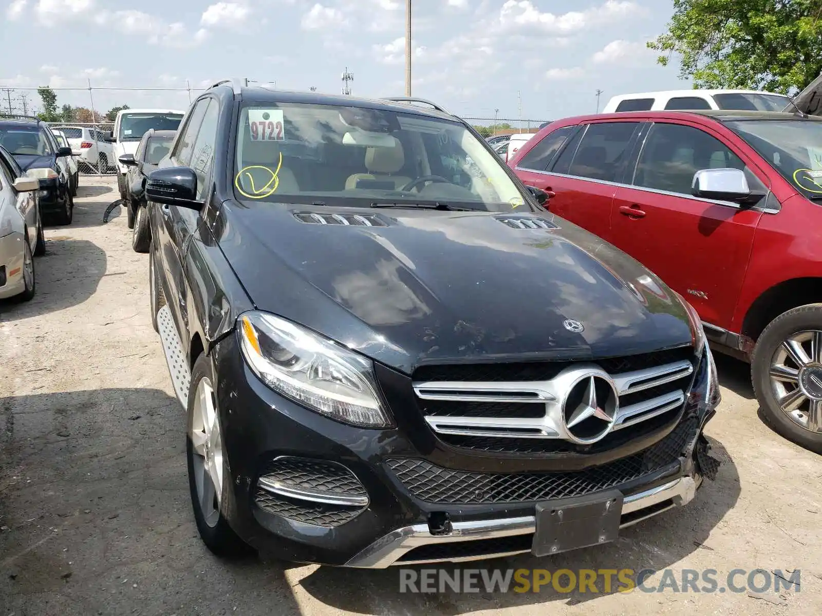 1 Photograph of a damaged car 4JGDA5GB2KB214803 MERCEDES-BENZ GLE-CLASS 2019