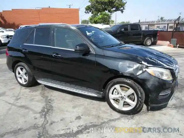 1 Photograph of a damaged car 4JGDA5GB4KB211031 MERCEDES-BENZ GLE-CLASS 2019