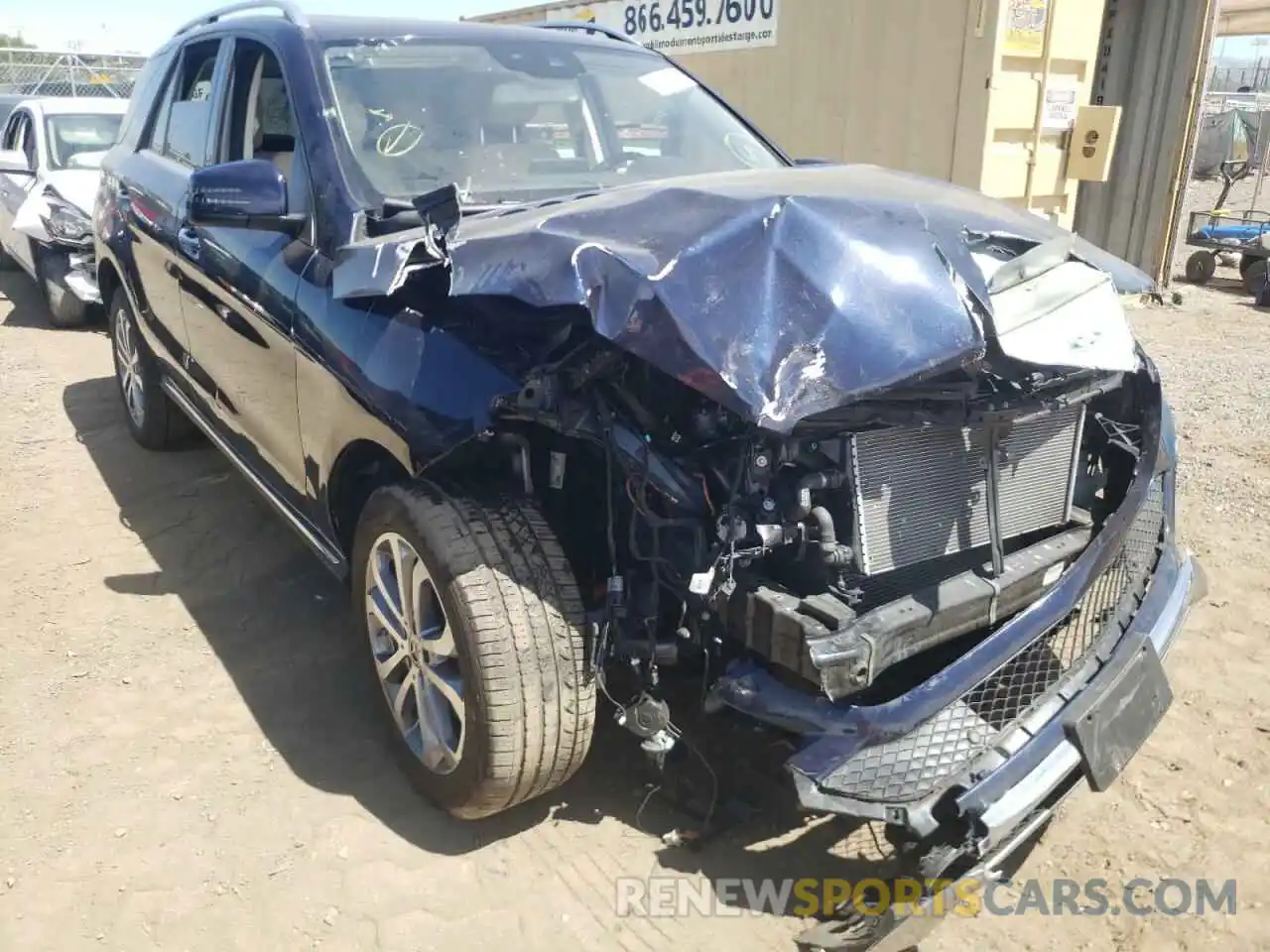 1 Photograph of a damaged car 4JGDA5GB4KB216990 MERCEDES-BENZ GLE-CLASS 2019