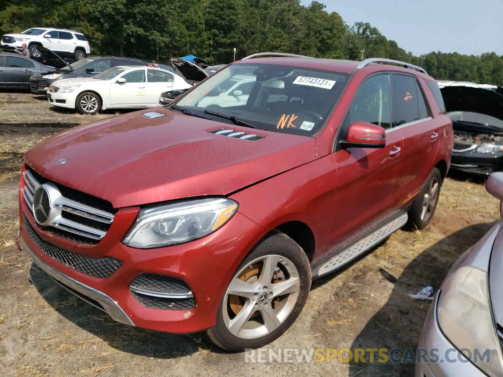 2 Photograph of a damaged car 4JGDA5GB4KB218903 MERCEDES-BENZ GLE-CLASS 2019