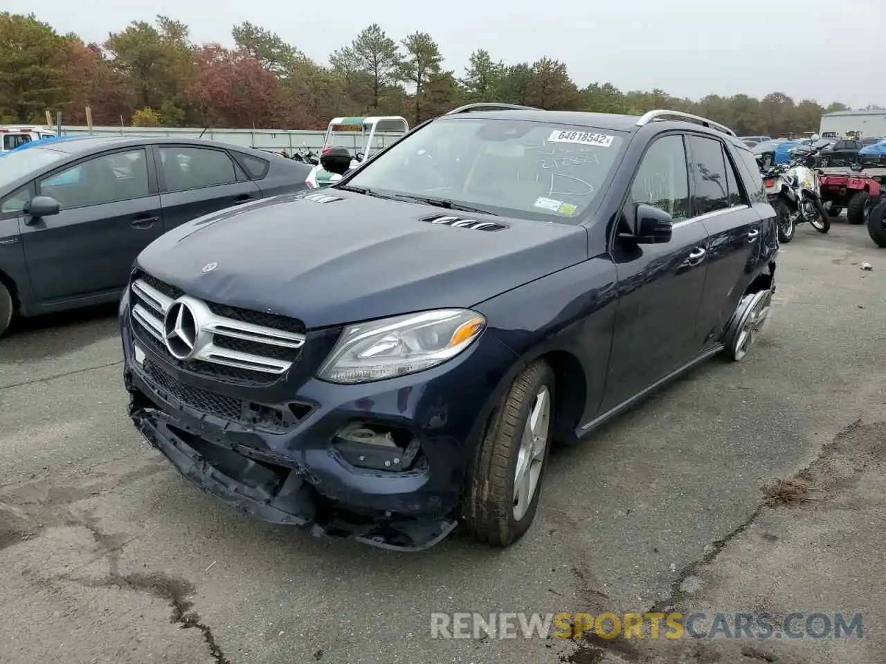 2 Photograph of a damaged car 4JGDA5GB5KB212821 MERCEDES-BENZ GLE-CLASS 2019