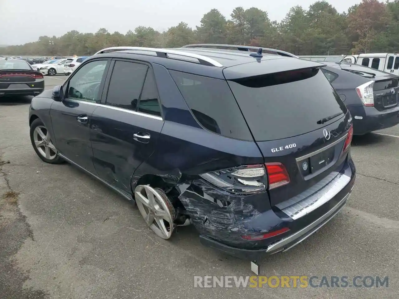 3 Photograph of a damaged car 4JGDA5GB5KB212821 MERCEDES-BENZ GLE-CLASS 2019