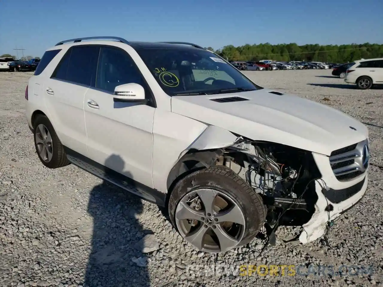 1 Photograph of a damaged car 4JGDA5GB5KB213242 MERCEDES-BENZ GLE-CLASS 2019