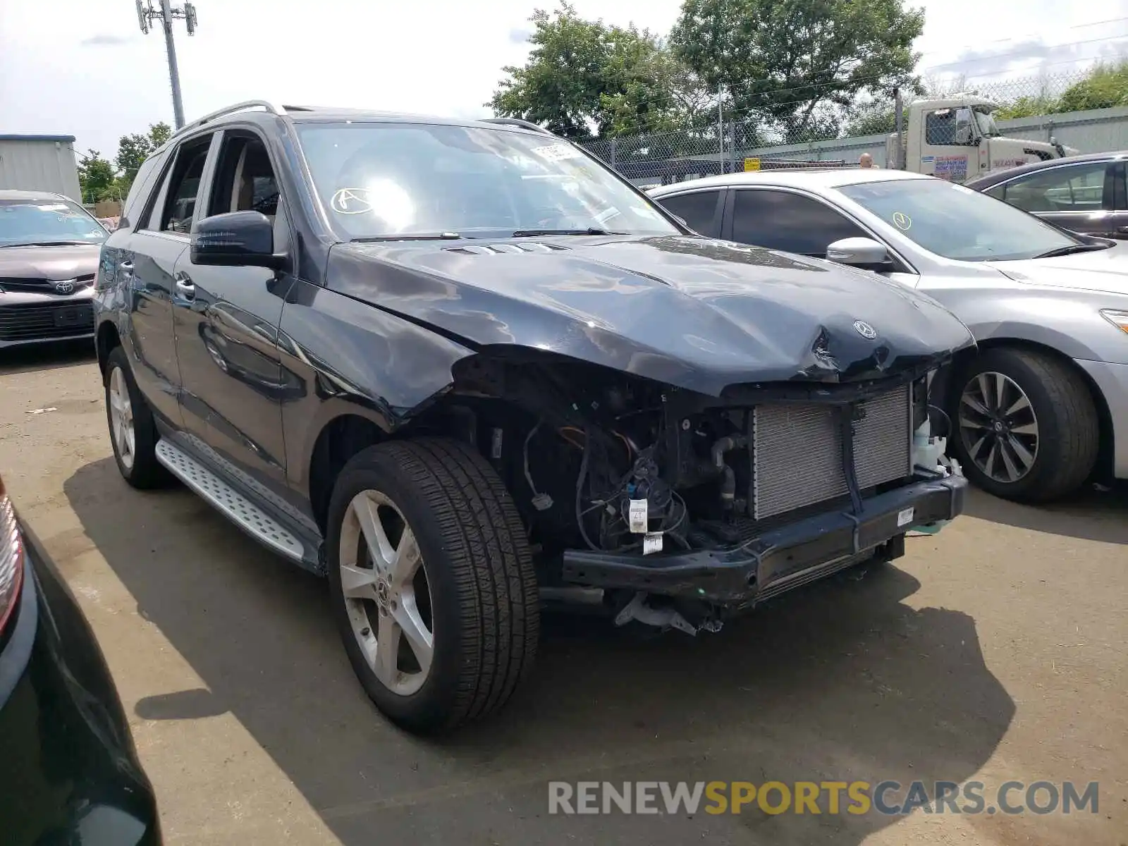 1 Photograph of a damaged car 4JGDA5GB6KB208907 MERCEDES-BENZ GLE-CLASS 2019