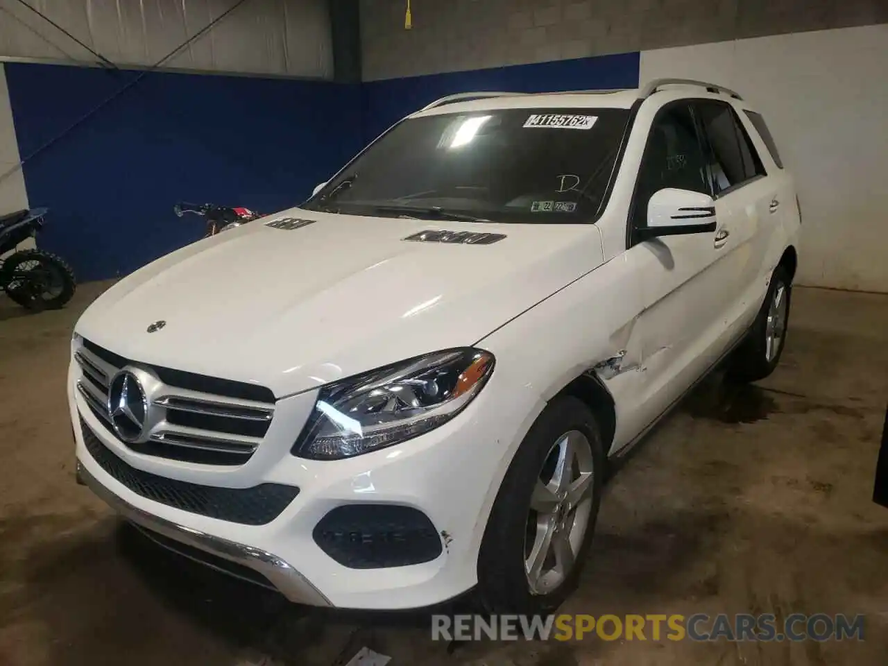 2 Photograph of a damaged car 4JGDA5GB7KB213761 MERCEDES-BENZ GLE-CLASS 2019