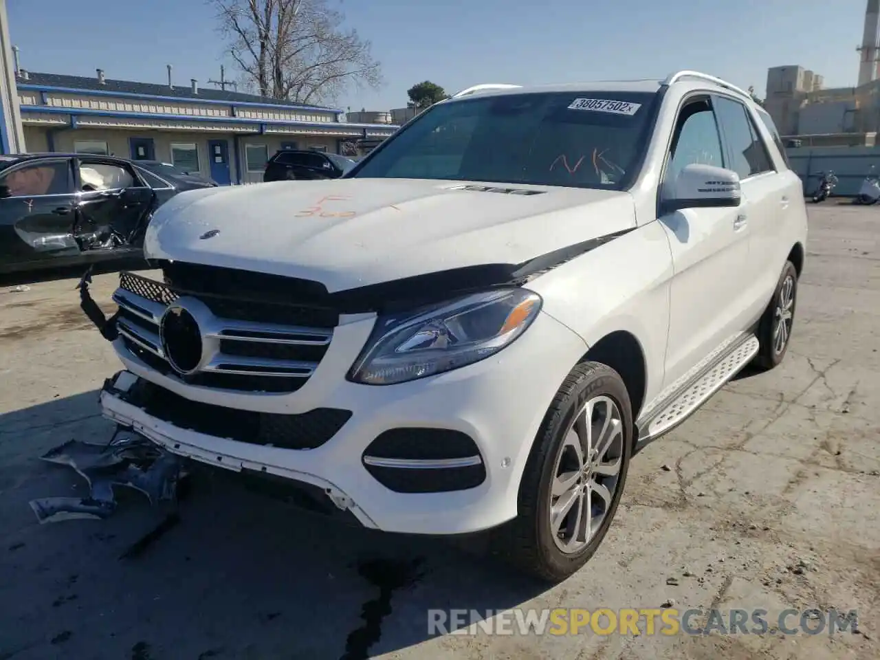 2 Photograph of a damaged car 4JGDA5GB8KB208830 MERCEDES-BENZ GLE-CLASS 2019