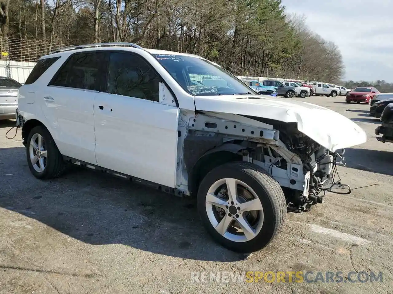 4 Photograph of a damaged car 4JGDA5GBXKB206349 MERCEDES-BENZ GLE-CLASS 2019