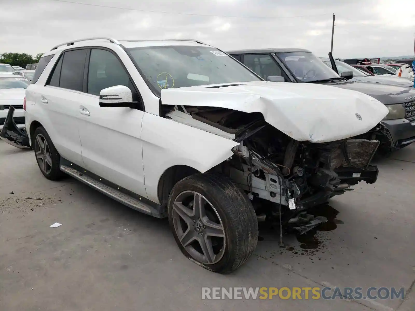 1 Photograph of a damaged car 4JGDA5GBXKB206612 MERCEDES-BENZ GLE-CLASS 2019