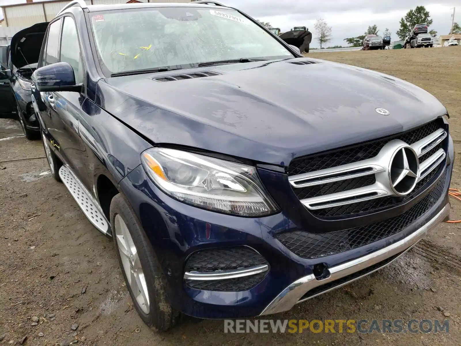 1 Photograph of a damaged car 4JGDA5GBXKB215049 MERCEDES-BENZ GLE-CLASS 2019