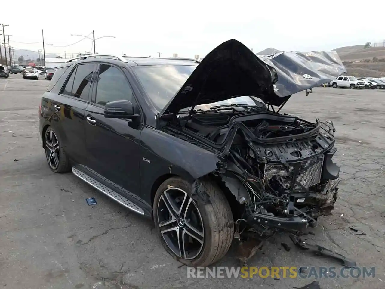 1 Photograph of a damaged car 4JGDA6EB1KB202215 MERCEDES-BENZ GLE-CLASS 2019