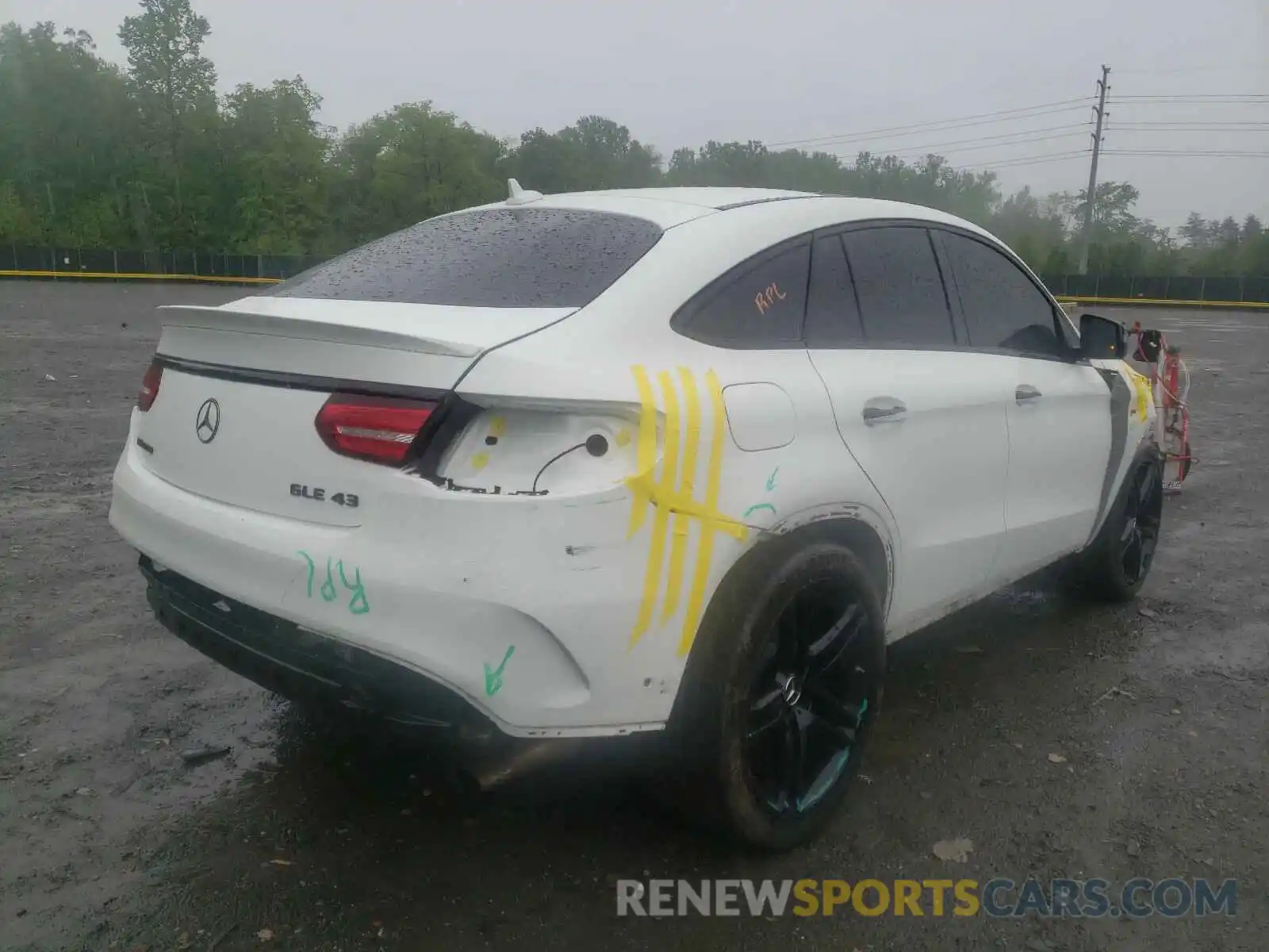 4 Фотография поврежденного автомобиля 4JGED6EB0KA129257 MERCEDES-BENZ GLE-CLASS 2019