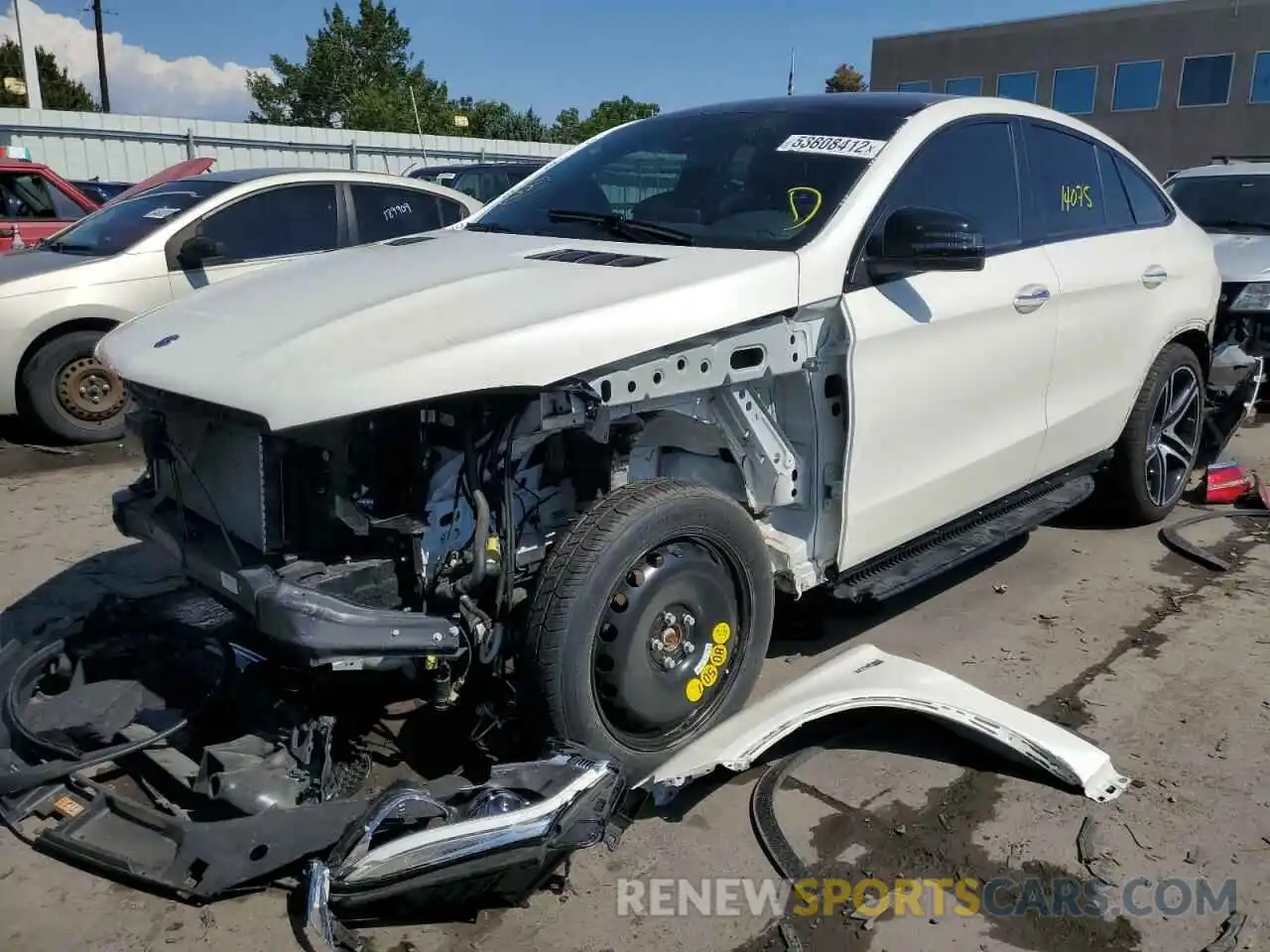 2 Photograph of a damaged car 4JGED6EB0KA150030 MERCEDES-BENZ GLE-CLASS 2019