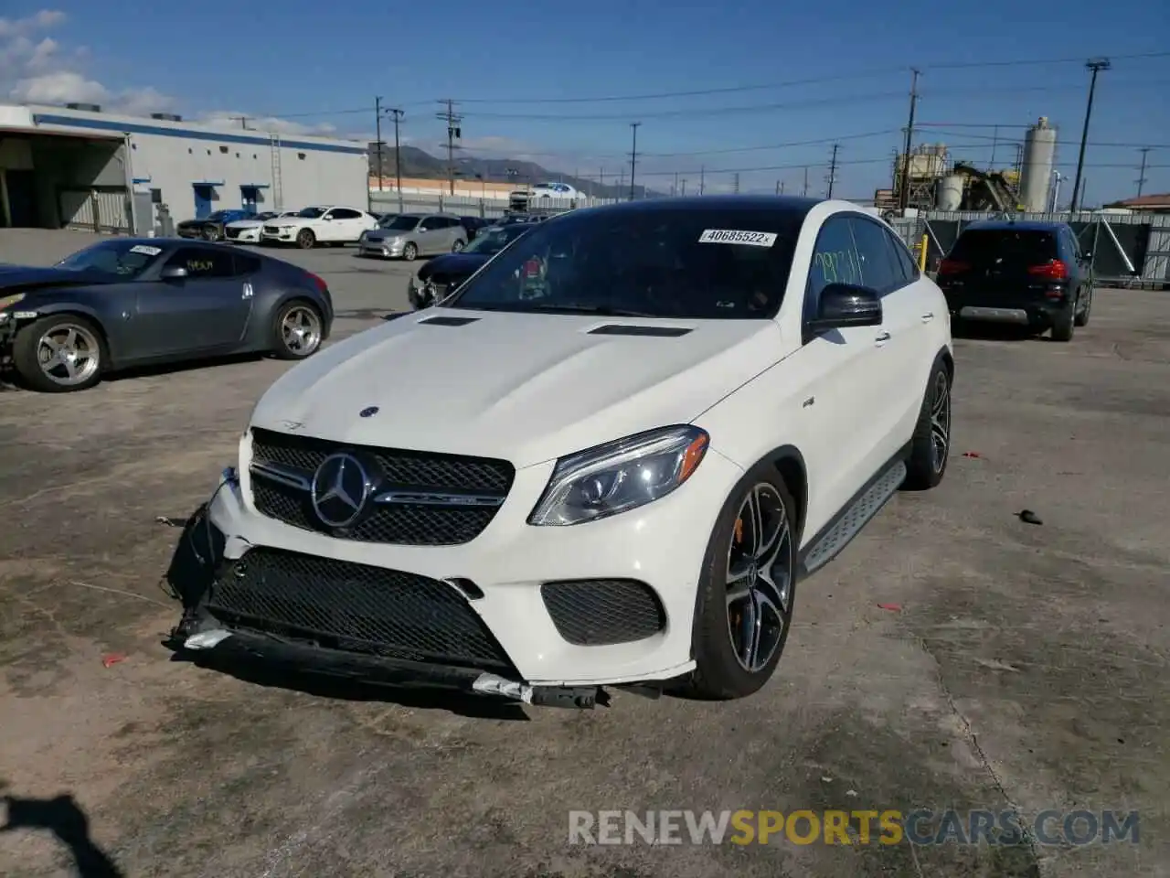 2 Photograph of a damaged car 4JGED6EB0KA150240 MERCEDES-BENZ GLE-CLASS 2019