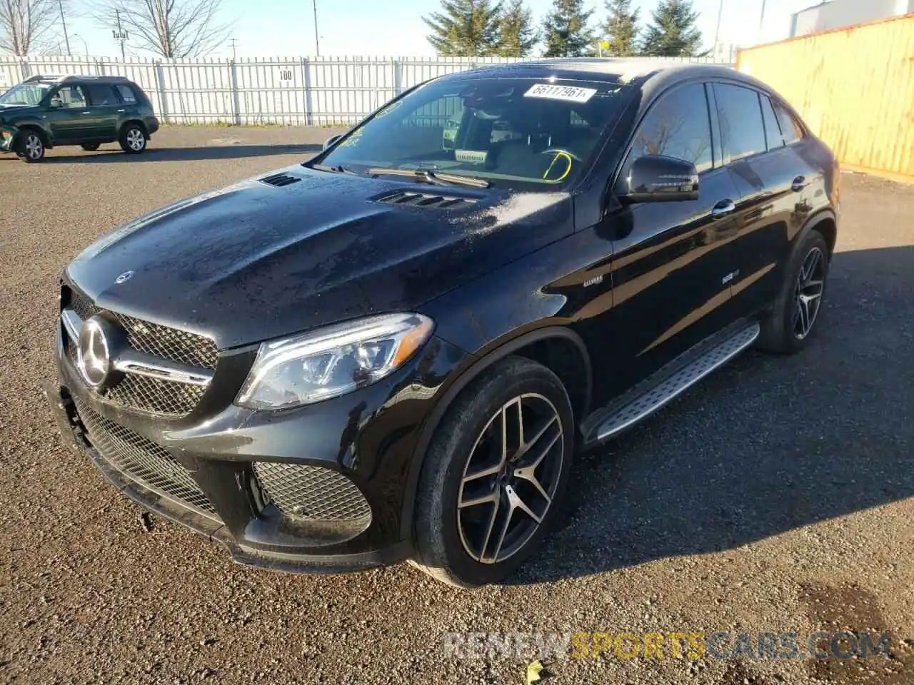 2 Photograph of a damaged car 4JGED6EB1KA150389 MERCEDES-BENZ GLE-CLASS 2019