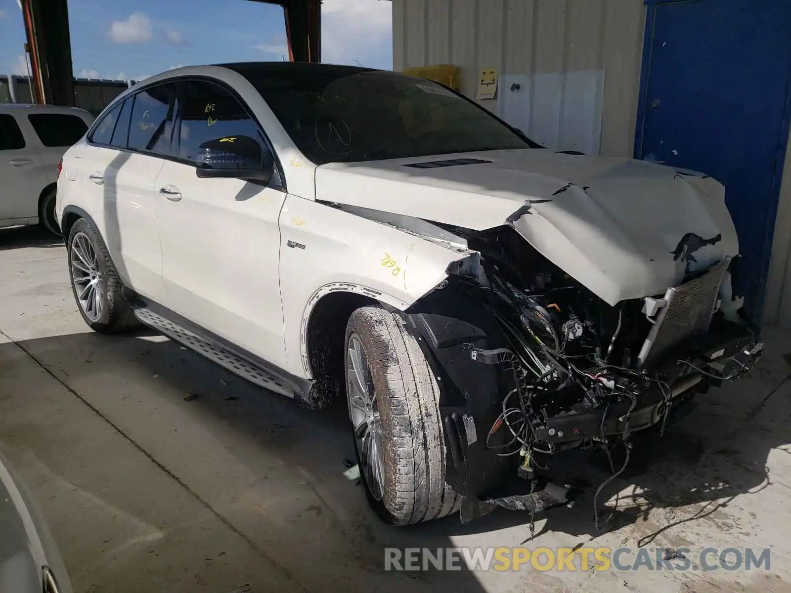 1 Photograph of a damaged car 4JGED6EB1KA153907 MERCEDES-BENZ GLE-CLASS 2019