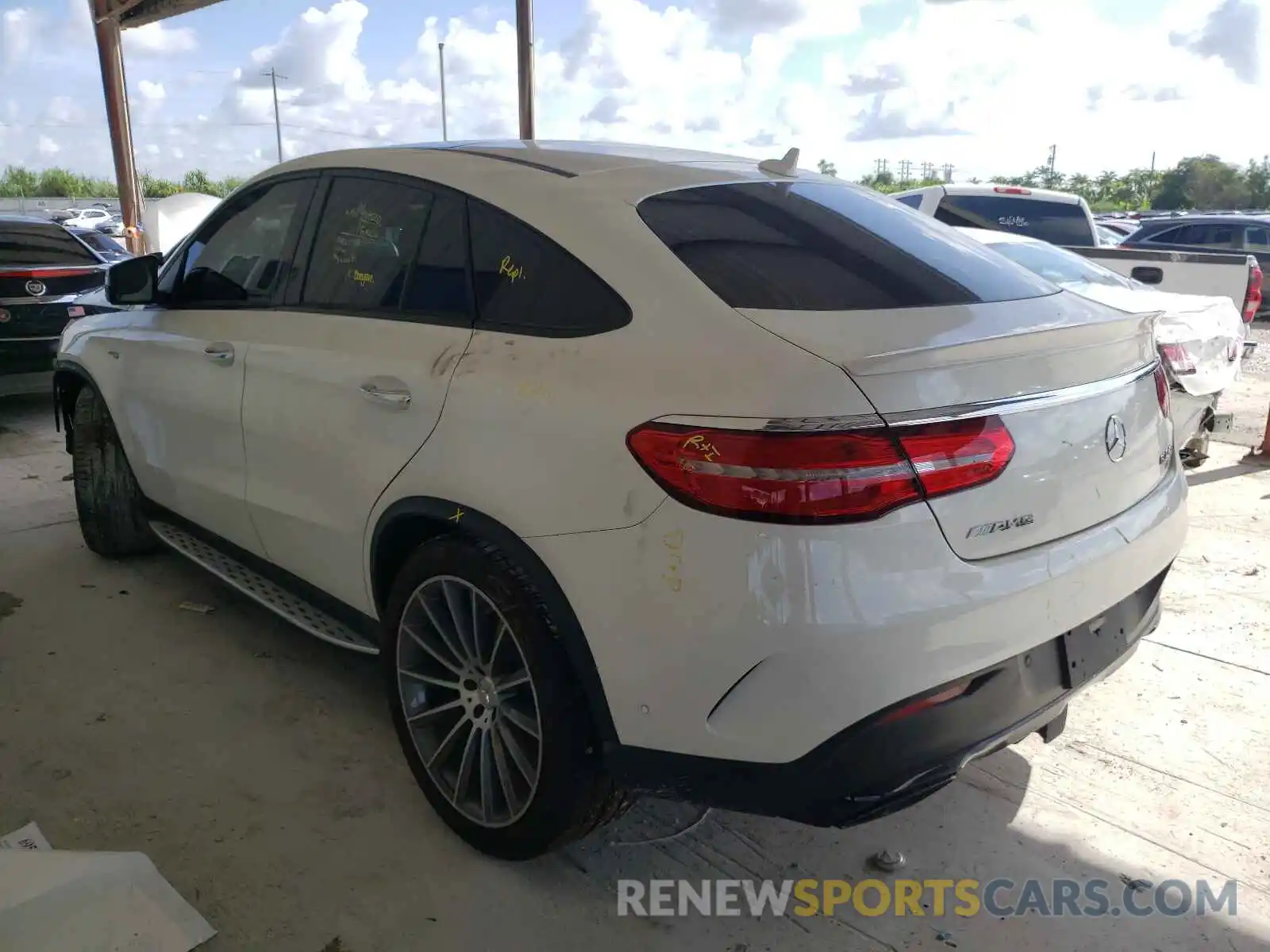 3 Photograph of a damaged car 4JGED6EB1KA153907 MERCEDES-BENZ GLE-CLASS 2019