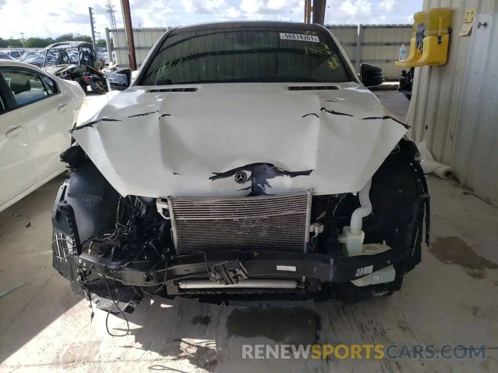 9 Photograph of a damaged car 4JGED6EB1KA153907 MERCEDES-BENZ GLE-CLASS 2019