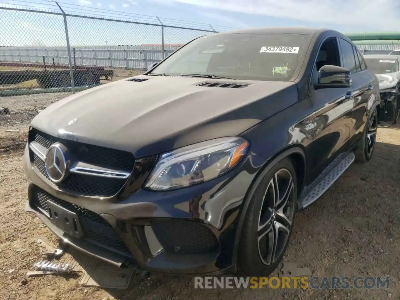 2 Photograph of a damaged car 4JGED6EB1KA155608 MERCEDES-BENZ GLE-CLASS 2019