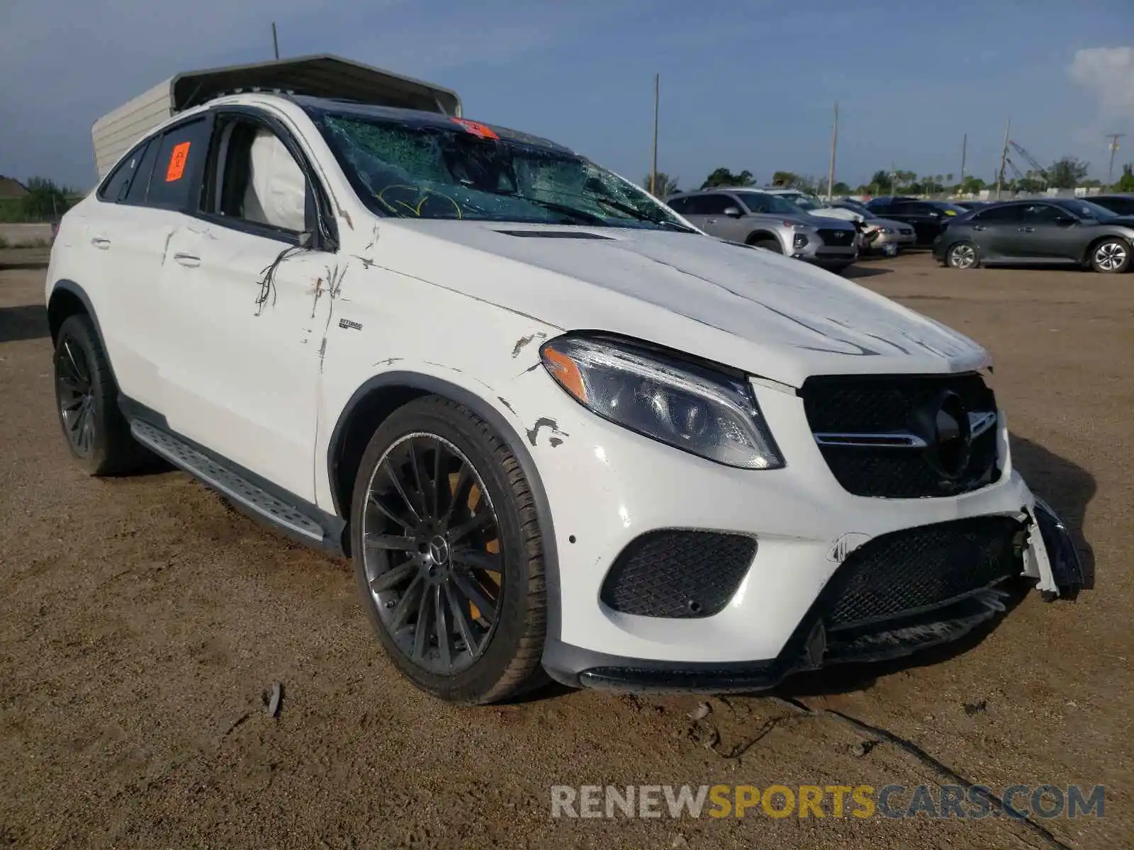 1 Photograph of a damaged car 4JGED6EB2KA127316 MERCEDES-BENZ GLE-CLASS 2019