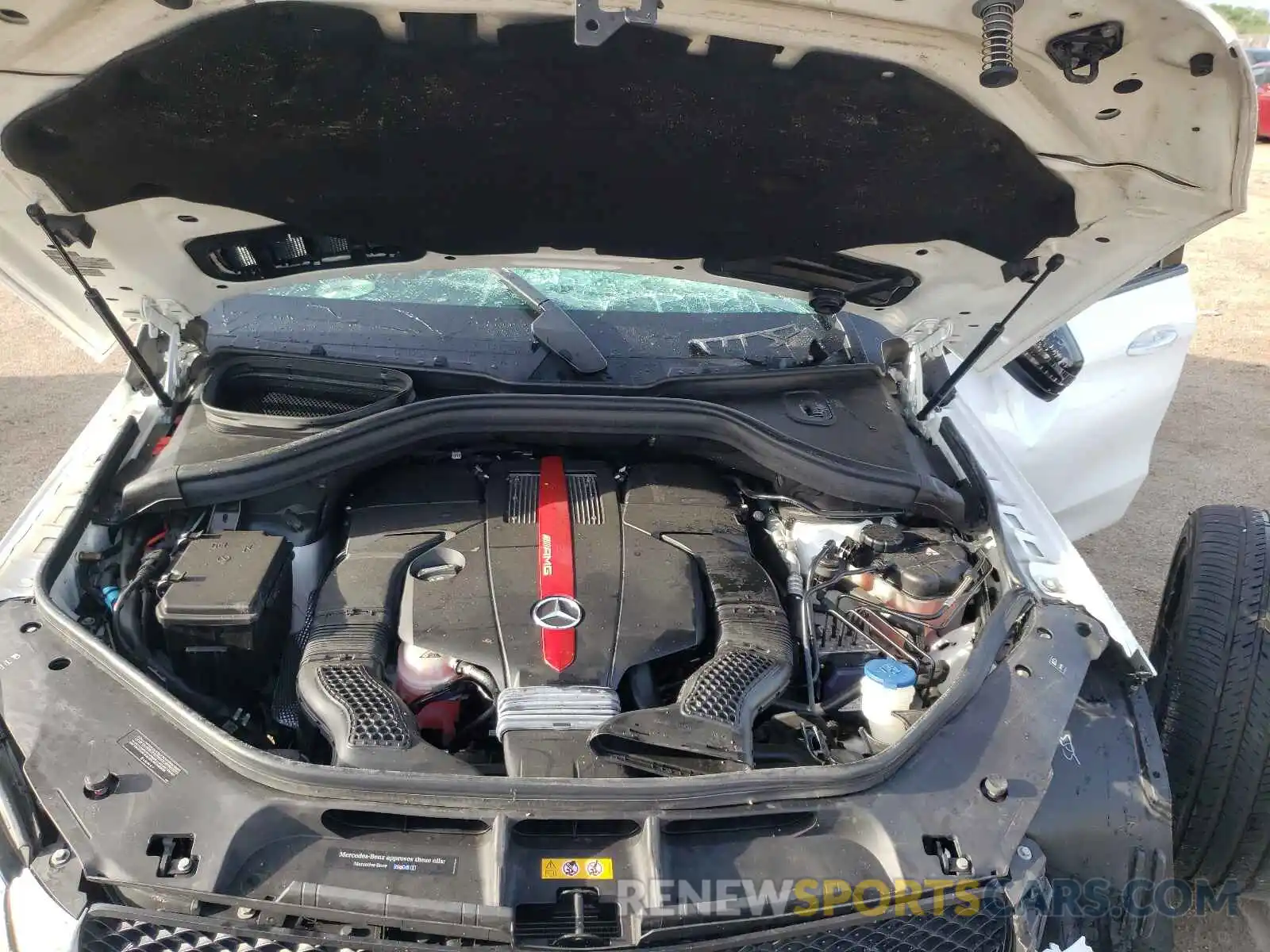 7 Photograph of a damaged car 4JGED6EB2KA127316 MERCEDES-BENZ GLE-CLASS 2019