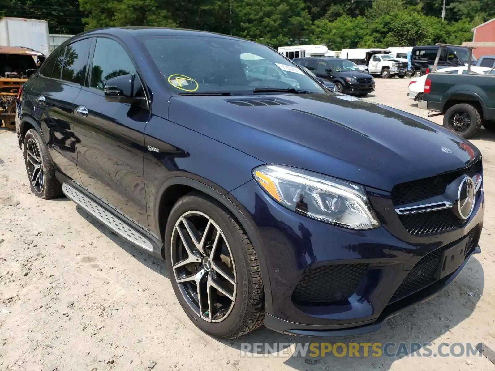 1 Photograph of a damaged car 4JGED6EB2KA153771 MERCEDES-BENZ GLE-CLASS 2019