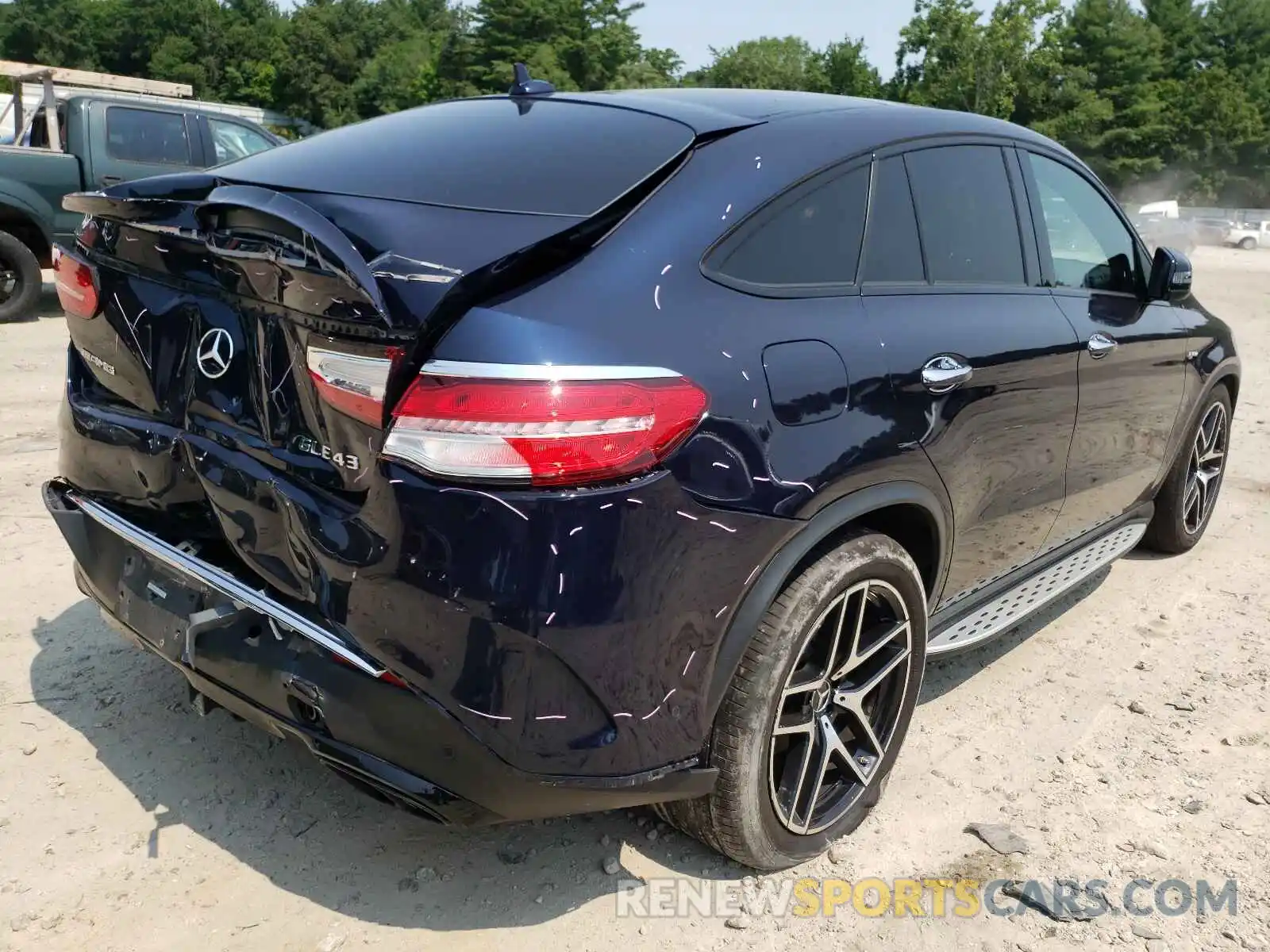 4 Photograph of a damaged car 4JGED6EB2KA153771 MERCEDES-BENZ GLE-CLASS 2019