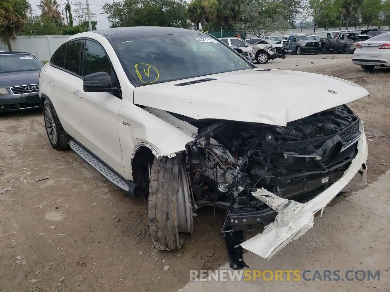 1 Photograph of a damaged car 4JGED6EB3KA142147 MERCEDES-BENZ GLE-CLASS 2019