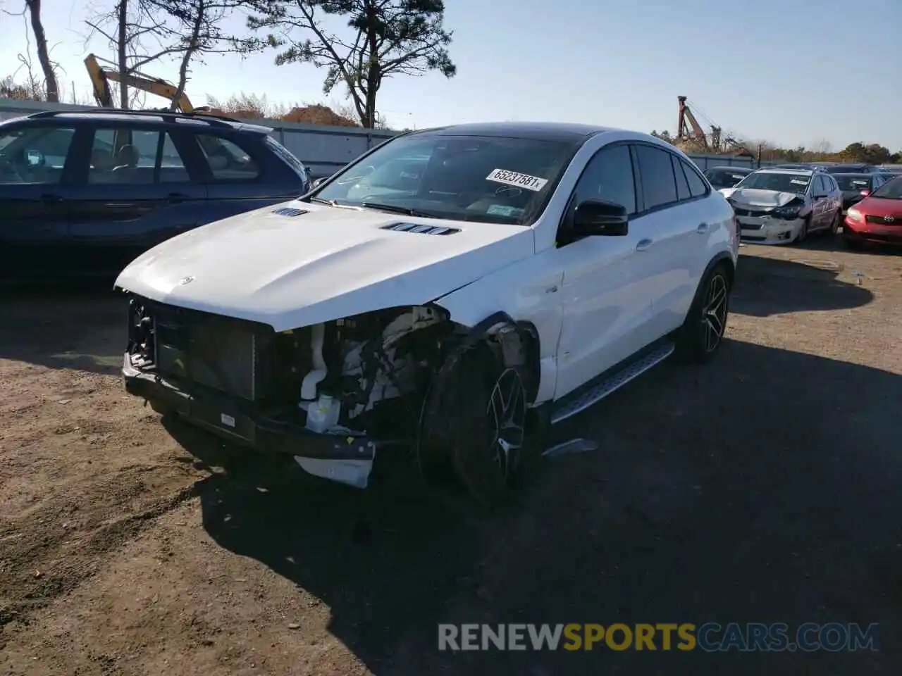 2 Photograph of a damaged car 4JGED6EB3KA150880 MERCEDES-BENZ GLE-CLASS 2019