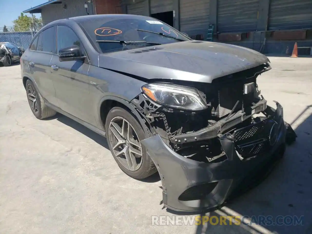 1 Photograph of a damaged car 4JGED6EB3KA155092 MERCEDES-BENZ GLE-CLASS 2019