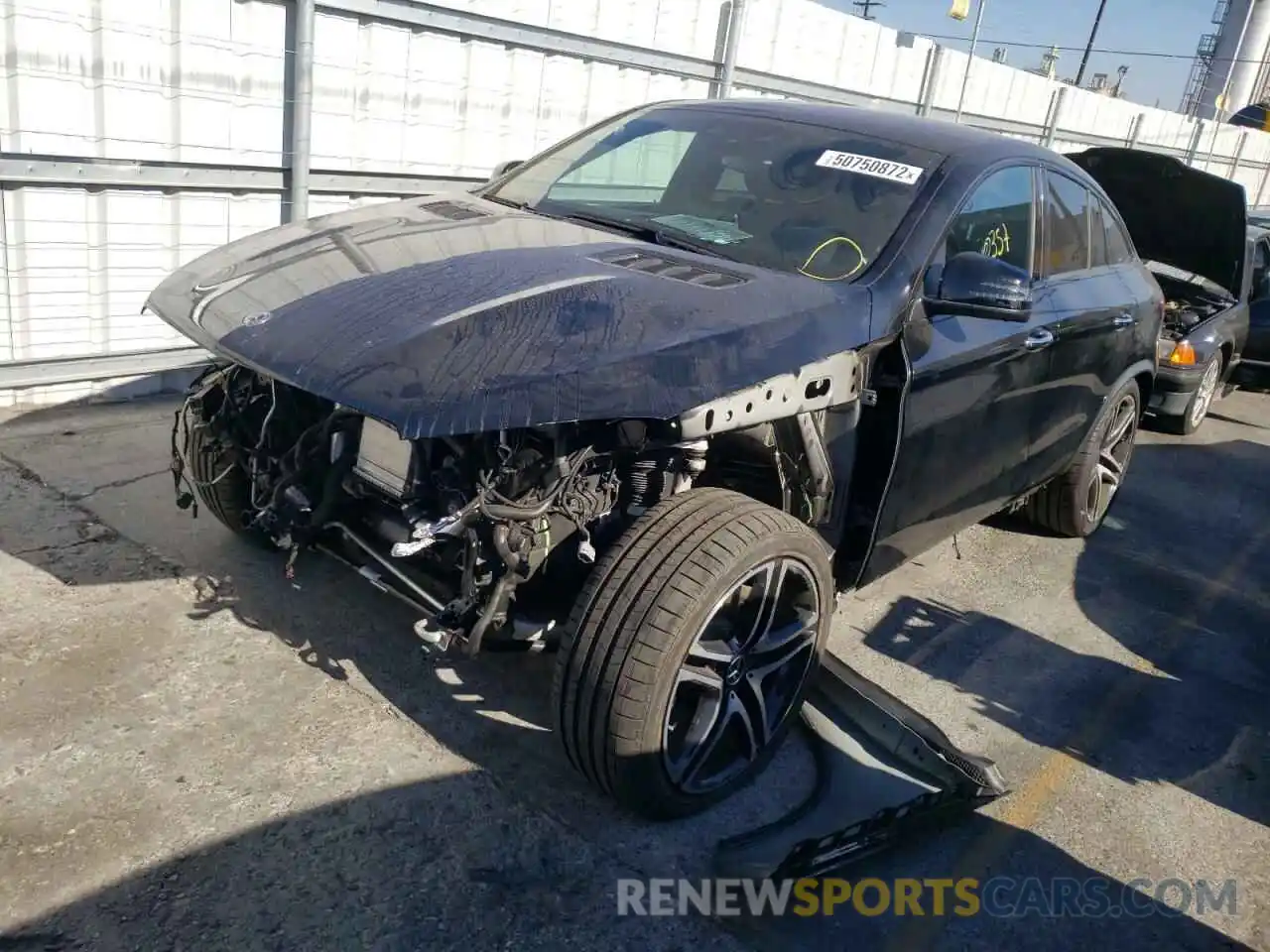 2 Photograph of a damaged car 4JGED6EB3KA155786 MERCEDES-BENZ GLE-CLASS 2019