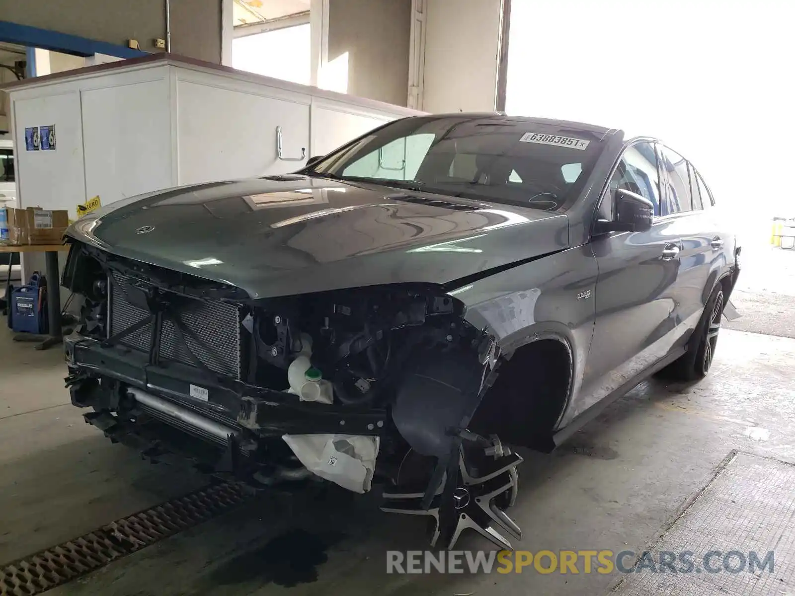 2 Photograph of a damaged car 4JGED6EB4KA135238 MERCEDES-BENZ GLE-CLASS 2019