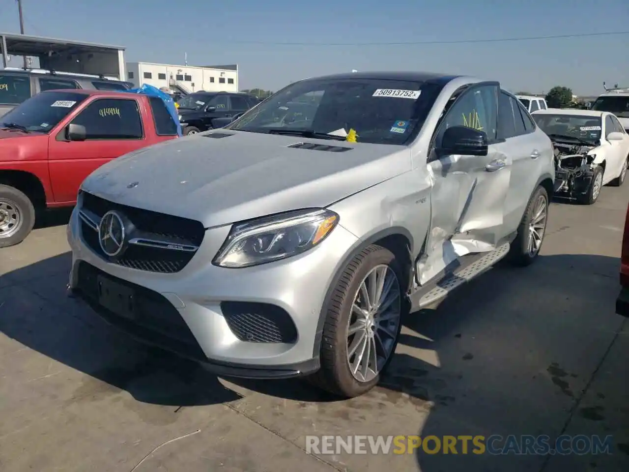 2 Photograph of a damaged car 4JGED6EB4KA139449 MERCEDES-BENZ GLE-CLASS 2019