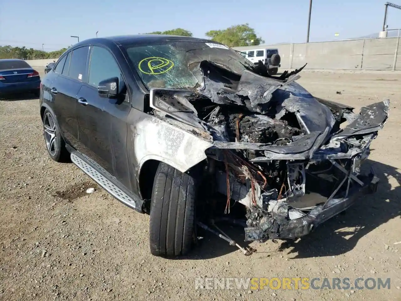 1 Photograph of a damaged car 4JGED6EB4KA141279 MERCEDES-BENZ GLE-CLASS 2019