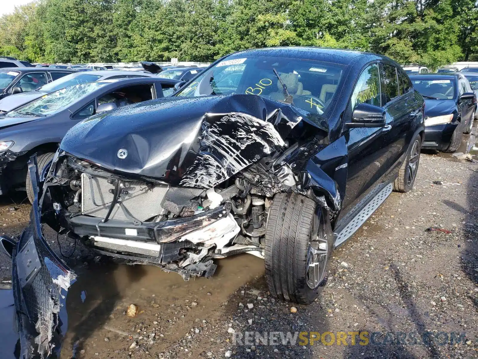 2 Photograph of a damaged car 4JGED6EB5KA137791 MERCEDES-BENZ GLE-CLASS 2019