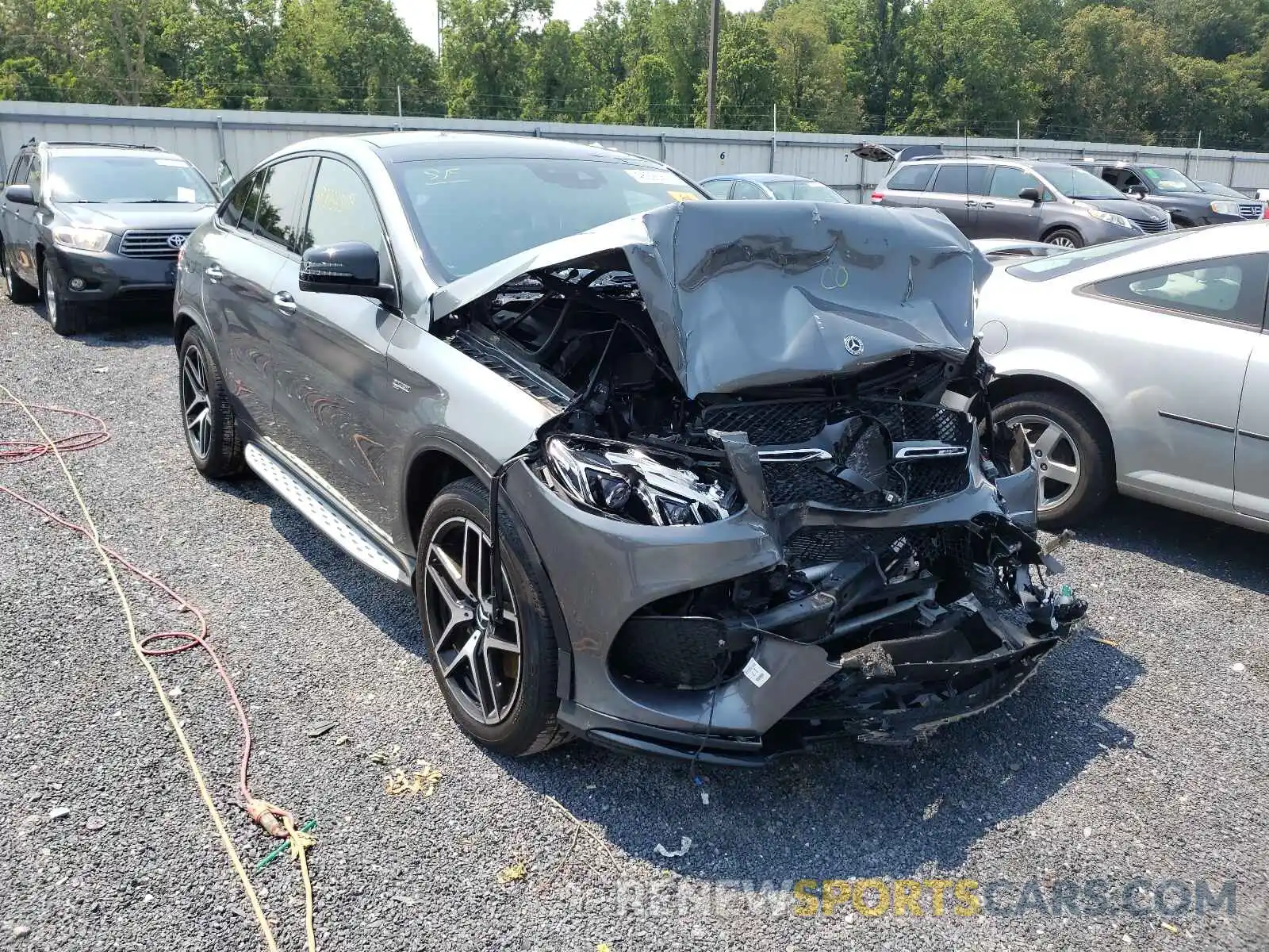 1 Photograph of a damaged car 4JGED6EB5KA150783 MERCEDES-BENZ GLE-CLASS 2019