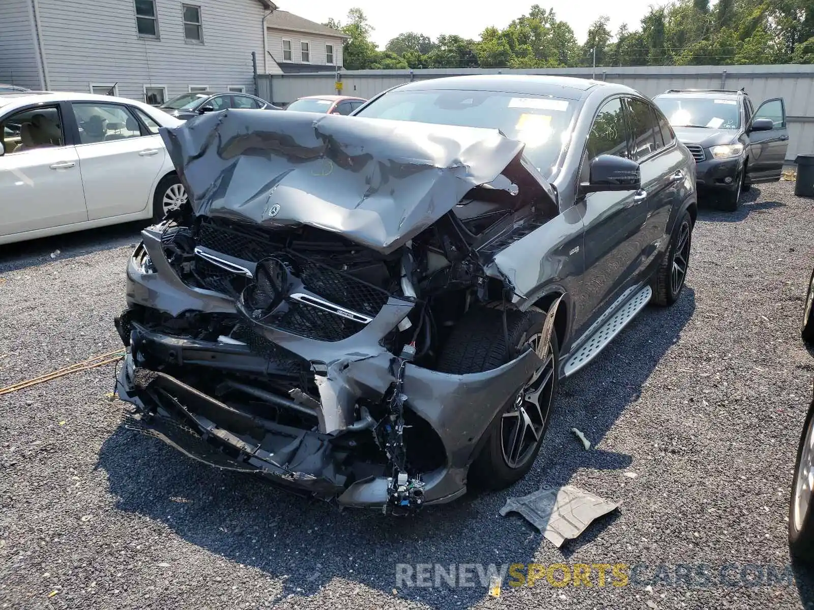 2 Photograph of a damaged car 4JGED6EB5KA150783 MERCEDES-BENZ GLE-CLASS 2019