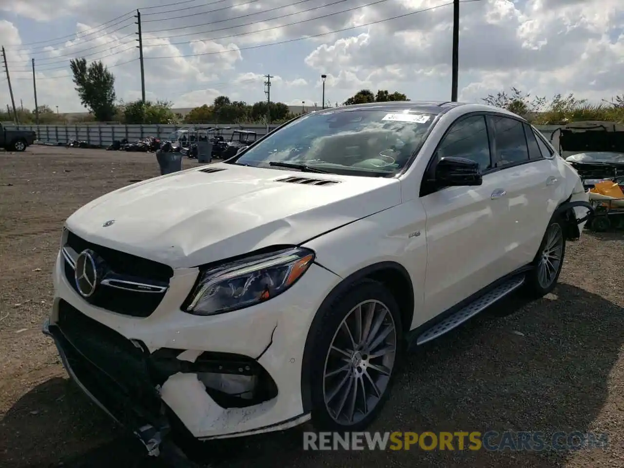 2 Photograph of a damaged car 4JGED6EB5KA153277 MERCEDES-BENZ GLE-CLASS 2019