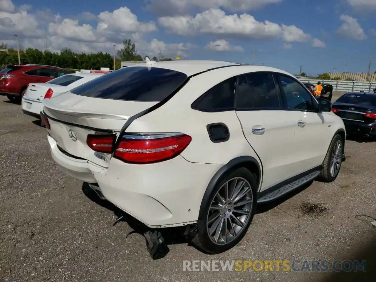 4 Photograph of a damaged car 4JGED6EB5KA153277 MERCEDES-BENZ GLE-CLASS 2019