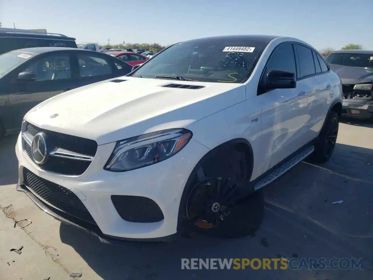 2 Photograph of a damaged car 4JGED6EB5KA154591 MERCEDES-BENZ GLE-CLASS 2019