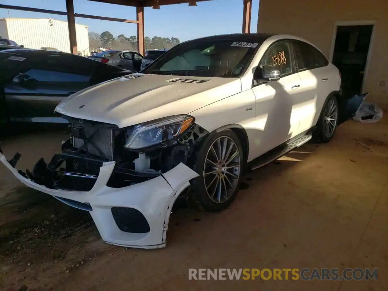 2 Photograph of a damaged car 4JGED6EB5KA155840 MERCEDES-BENZ GLE-CLASS 2019