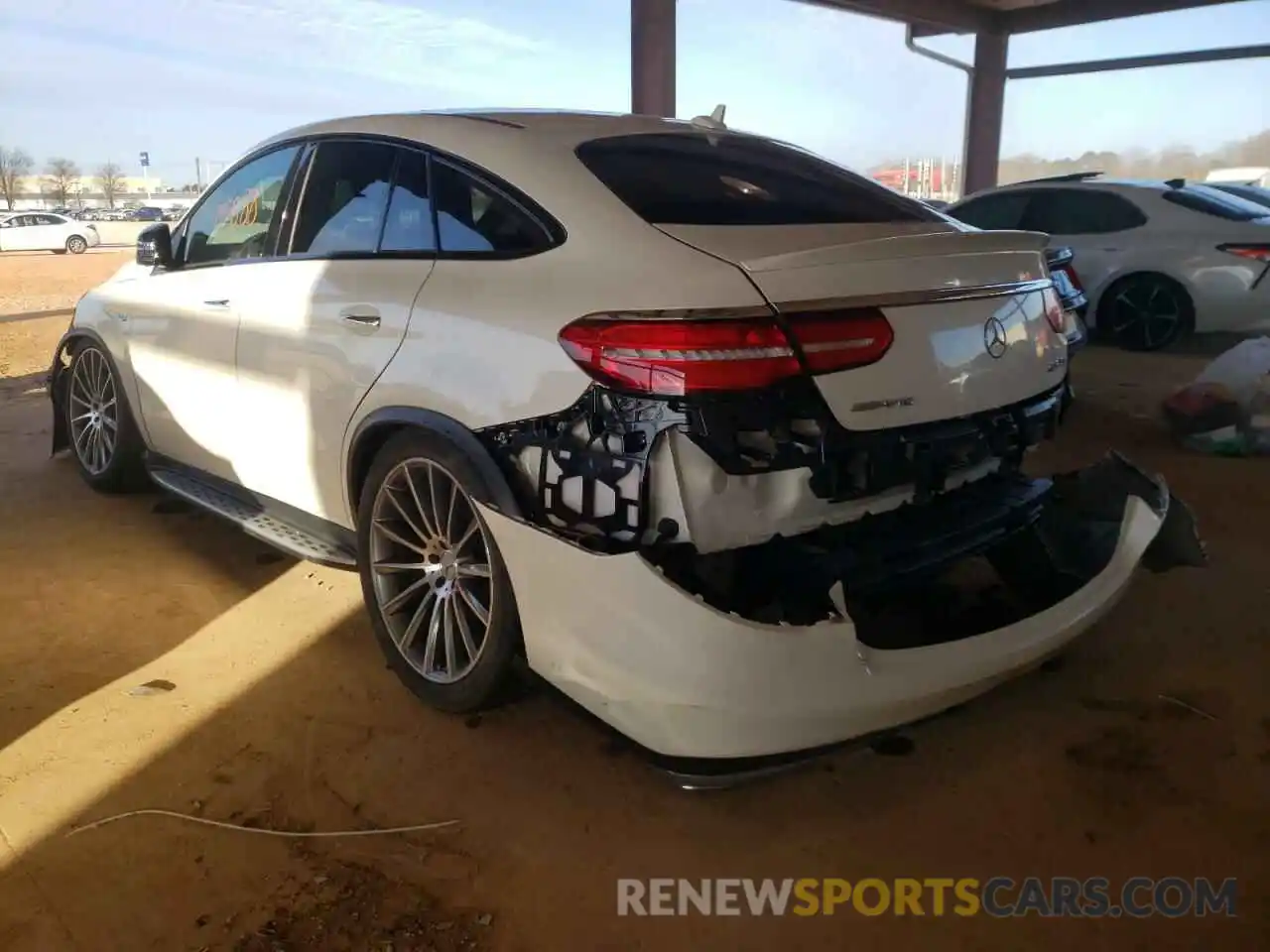 3 Photograph of a damaged car 4JGED6EB5KA155840 MERCEDES-BENZ GLE-CLASS 2019