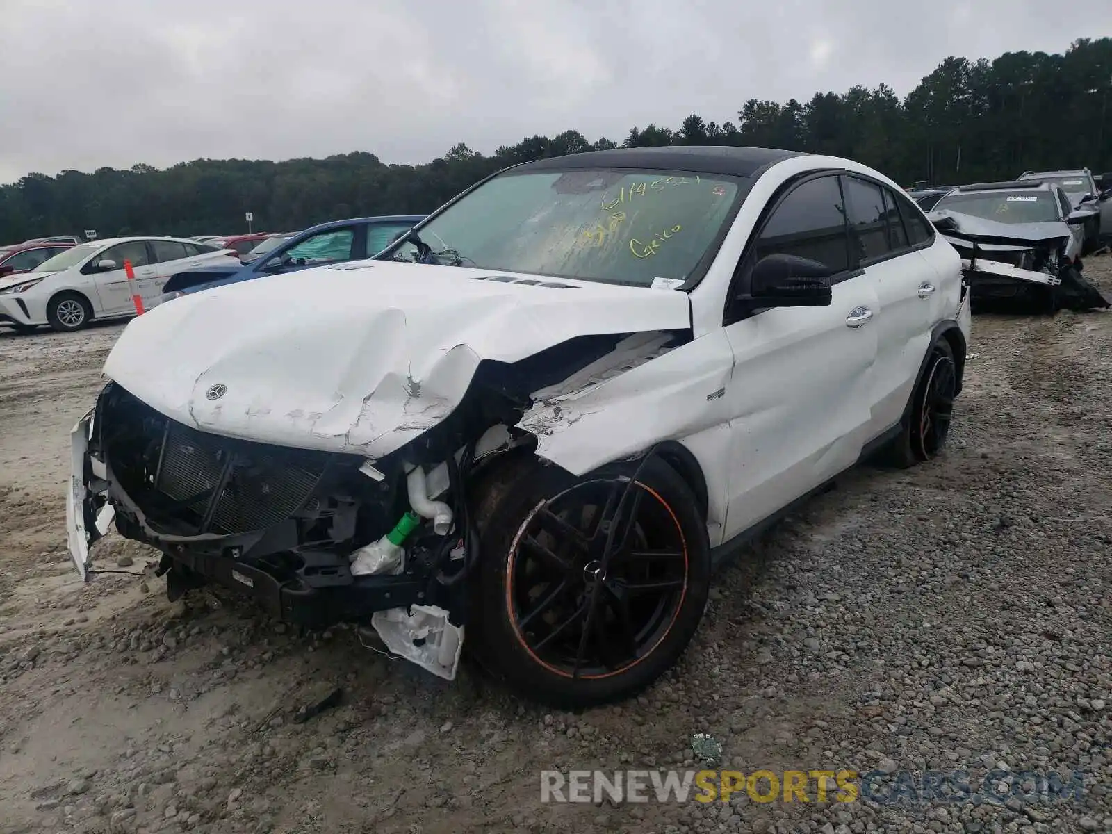 2 Photograph of a damaged car 4JGED6EB6KA141171 MERCEDES-BENZ GLE-CLASS 2019